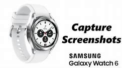 How To Take Screenshots On Samsung Galaxy Watch 6 /6 Classic