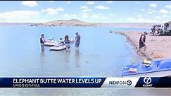 Elephant Butte water levels up to 25% full
