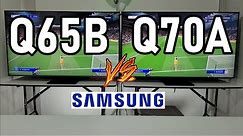 Samsung Q65B vs Q70A: Smart TVs 4K QLED ¿Cuál es Mejor? ¿Tienen HDMI 2.1?
