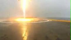 Attempted Barge landing of SpaceX Falcon-9 that carried NASA's...