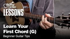 Learn How to Play Your First Guitar Chord (G) | Beginner Guitar Tips