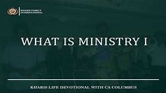 what is ministry