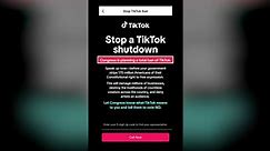 A bill that could lead to a TikTok ban is gaining momentum in Congress. Now the app is asking users for help.
