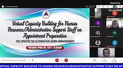 VIRTUAL CAPACITY BUILDING TO HUMAN RESOURCE/ADMINISTRATIVE SUPPORT STAFF ON APPOINTMENT PREPARATION