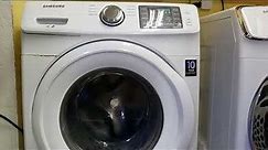 SAMSUNG washing machine spinning too fast