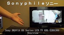 Sony BRAVIA BX Series LCD TV KDL-22BX300 | Overview