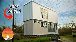 Full 2-Story Movable Tiny House w/Lifting Roof - beautiful design!