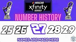 NASCAR Xfinity Series Number History: 25-29