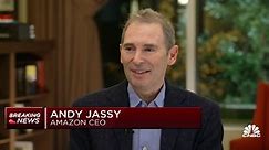 Watch CNBC's full interview with Amazon CEO Andy Jassy on first annual letter to shareholders