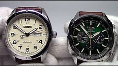 Seiko New Releases - Automatic Field and Solar Chronograph