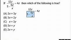 GRE Math Tricks: The "Something" Method for complicated equations