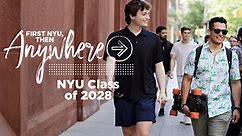 Welcome to NYU, Class of 2028!