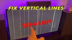 Sharp TV: How to Fix Vertical Lines on the Screen
