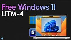 Install Windows 11 on Mac M1/M2 for FREE with UTM 4 in 2024!