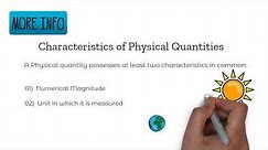 What are Physical and non-physical quantities?
