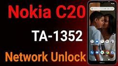 nokia c10/c20/c30 (ta-1352) network unlock/ cm2 100%