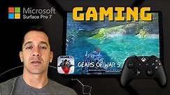 Surface Pro 7 - AAA Gaming Demo - Gears of War 5, Call of Duty, Ark, Metro Exodus, The Outer Worlds