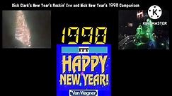 Dick Clark's New Year's Rockin' Eve 98 and Nick New Year's 1998 Comparison