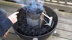 Pork Barrel BBQ - How to Light a Charcoal Fire using the Minion Method in a Weber Smokey Mountain