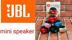 JBL mini speaker. JBL mini speaker unboxing