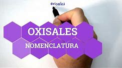 OXISALES O SALES TERNARIAS NOMENCLATURA