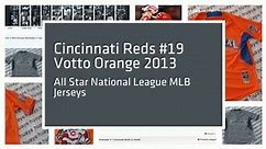 Cheap Wholesale MLB Cincinnati Reds Joey Votto home Game Jersey #19 Orange