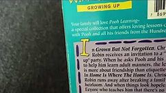 Winnie The Pooh: Growing Up 1999 VHS: Review