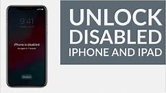 How to Unlock iPhone is Disabled Connect to iTunes 2022