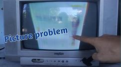 Crt tv, Picture problem. How to fix. Madaling paraan para ayusin.