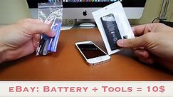 iPhone 5S: Cambiar batería / Change battery (Subt)