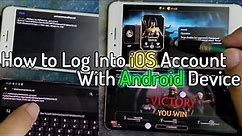 MK Mobile | How to Log Into iOS Accounts On Android Device