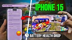 iPhone 15 Battery Health: BGMI's Impact on Battery Life - 6 Month Review