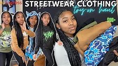aliexpress clothing try-on haul | affordable and trendy pieces (y2k/streetwear inspired)
