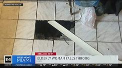 Elderly woman fell through floor of her Miami home