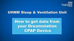 How to get data from your Dreamstation CPAP device