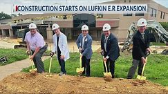 Lufkin medical center breaks ground on emergency department expansion, part of $13.5M project