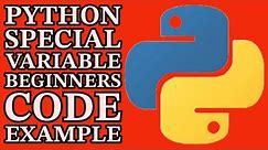 Python Beginner's Guide: Using Special Variables 2024