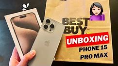 iPhone 15 pro max unboxing | My new iPhone finally | iPhone 15 pro max Best Buy Canada