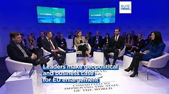 EU enlargement on the agenda at the World Economic Forum