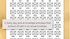 1000 Savings Challenge Printable PDF