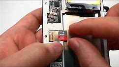 How to insert SD Card in the HDC Galaxy S6, MTK6582, Metalframe, 1:1 Samsung Galaxy S6 Replica