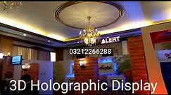 3D Holographic Display by Create Digital Pakistan - PHL 2021 PC Karachi