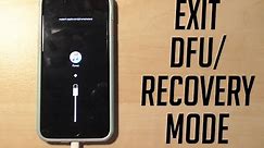 DFU and Recovery mode explained - How to enter and exit them WORKING