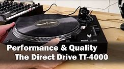 Gemini Sound TT-4000 Professional Direct-Drive DJ Turntable