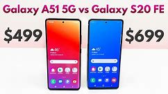 Samsung Galaxy A51 5G vs Samsung Galaxy S20 FE - (Updated for 2021)