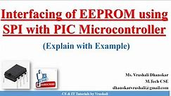 PA 5.2 Interfacing of EEPROM using SPI with PIC Microcontroller