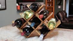 DIY Christmas Present - Countertop Wine Rack