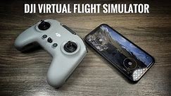 DJI Virtual Flight Simulator Demo - How To Setup Controller & Goggles