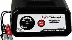 SC1282 Fully Automatic Battery Charger and Maintainer for Motorcycles, Power Sports, Lawn Tractors, Cars, SUVs, and Boats, 10 Amps, 12 Volt, Black, 1 Unit