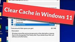How to Clear Cache in Windows 11